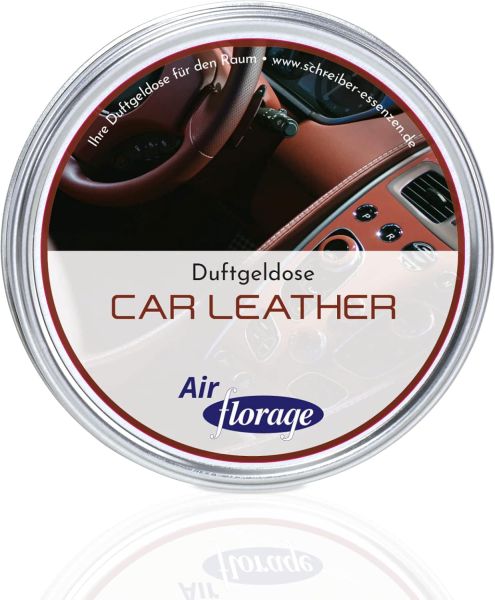 Florage LEDER / NEUWAGEN Duftgel-Dose Lufterfrischer 80g
