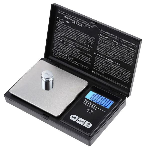 Digitale Mini Taschenwaage Feinwaage 200g, 0.01g Abstufung
