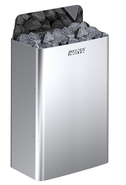 Saunaofen The Wall SW90E steel 9.0 kW, externe Steuerung notwendig
