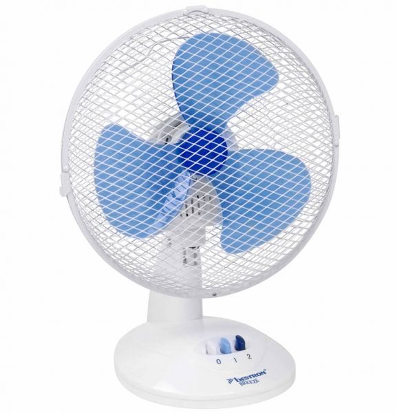 Bestron DDF27W Tischventilator ø 27 cm weiss