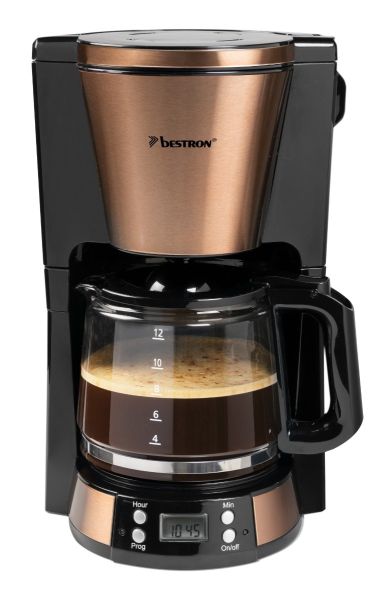 Bestron ACM800CO Kaffeemaschine Kupfer