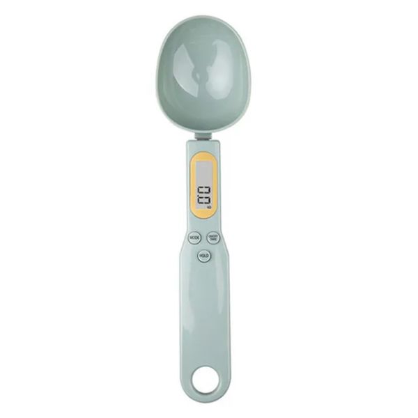 Löffelwaage, digitaler LCD Messlöffel bis 1 kg, grün