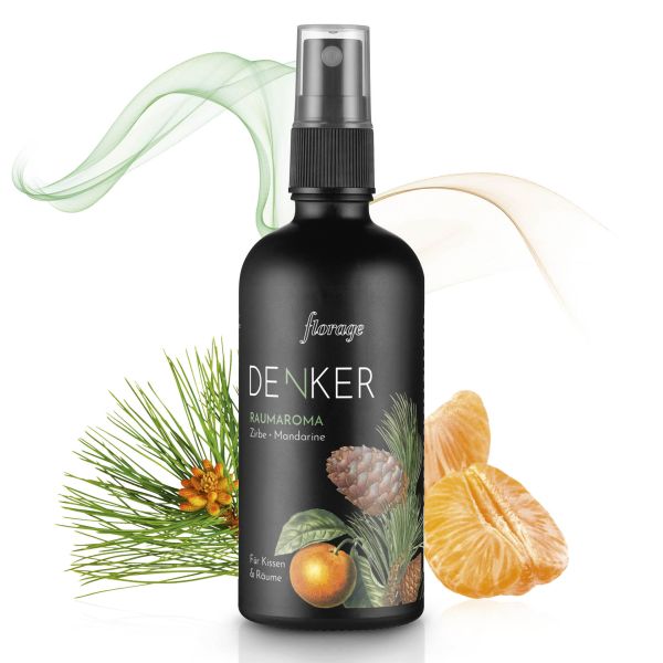Bio Raumspray Kissenspray DENKER Zirbe-Mandarine 100 ml