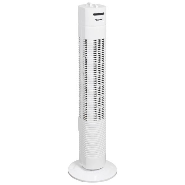 Bestron AFT760W Säulenventilator mit Zeitschaltuhr weiss