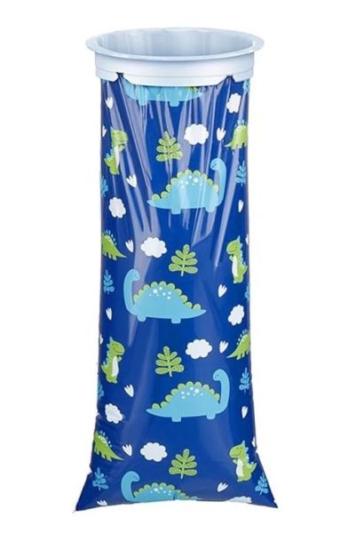 12x Spuckbeutel DINOS für Kinder, Brechbeutel, Kotztüte