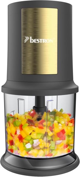 Bestron AKC200GP Multi-Zerkleinerer gold/mattgrau