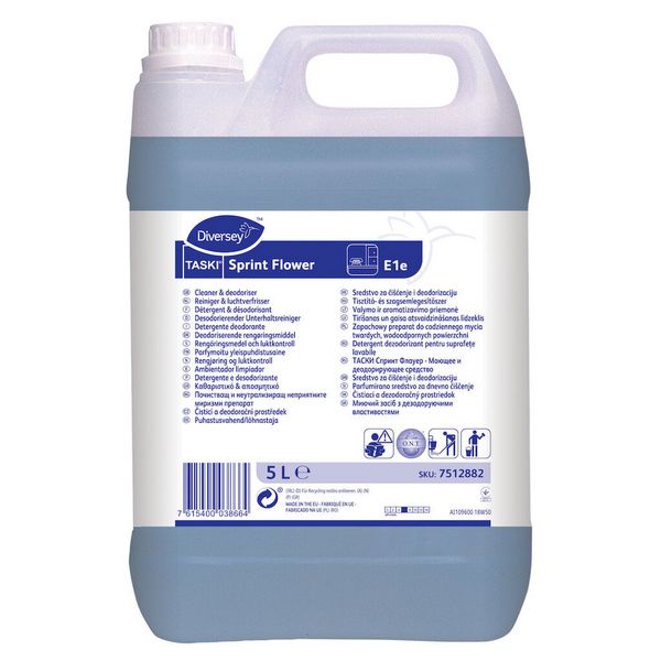 Taski Sprint Flower E1e parfümierter Unterhaltsreiniger, 5 Liter