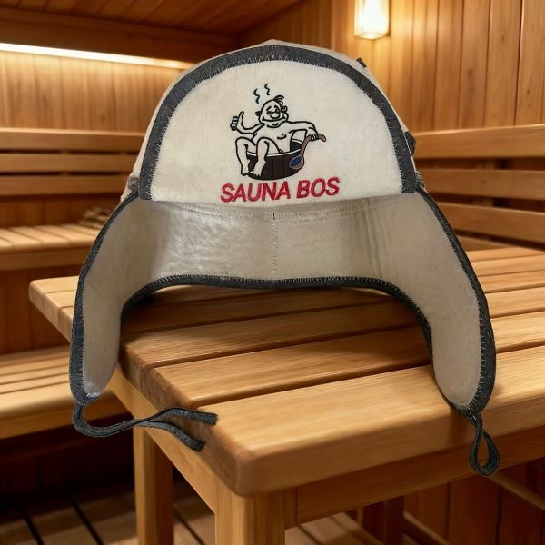 Saunahut, Filzbadehut, Saunamütze aus Wollfilz Lei Feng